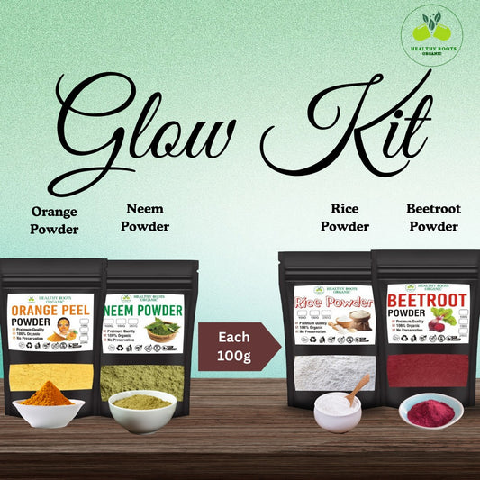 Glow kit/ Suitable For: All skin types.  Glow naturally with this versatile kit, perfect for DIY beauty enthusiasts looking for pure and effective skincare solutions.